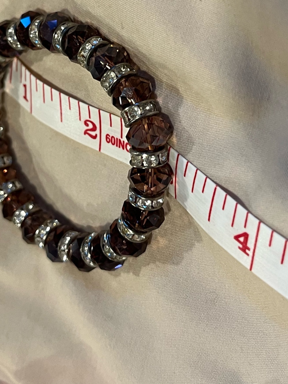 Curated Delicate Pink Crystal Beaded Necklace & Bracelet Bundle - Picture 5 of 5